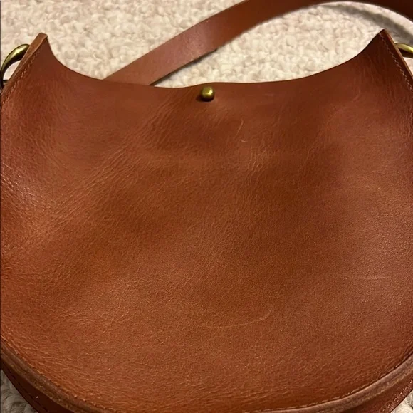 Brown Leather Crossbody Bag - Picture 5 of 12